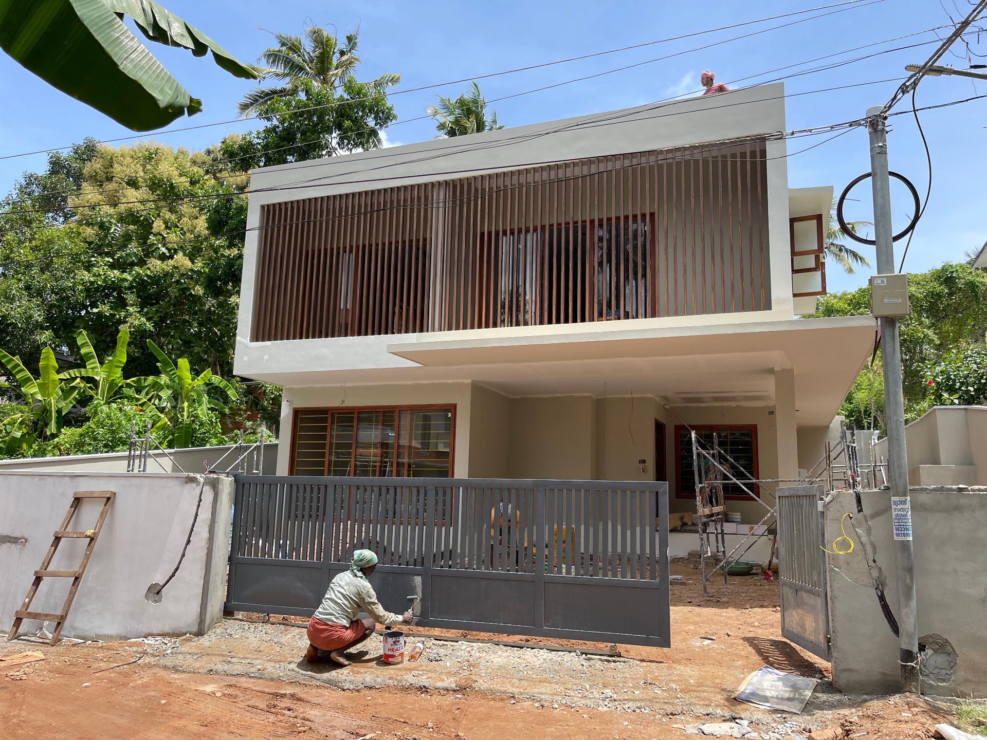 Contemporary Residence — Slatted Timber Facade