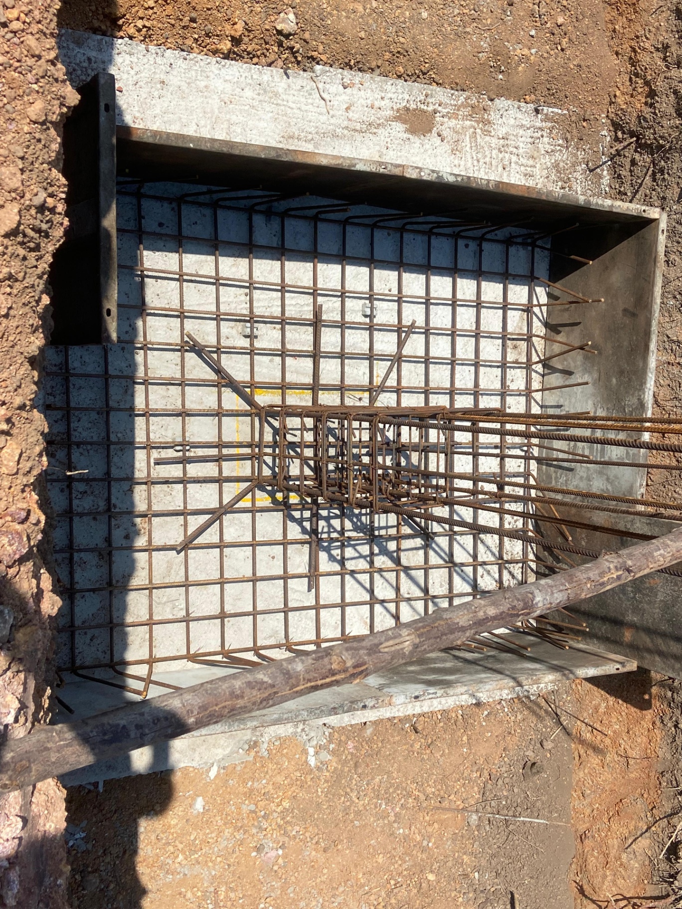 Pile Cap with Reinforcement Cage