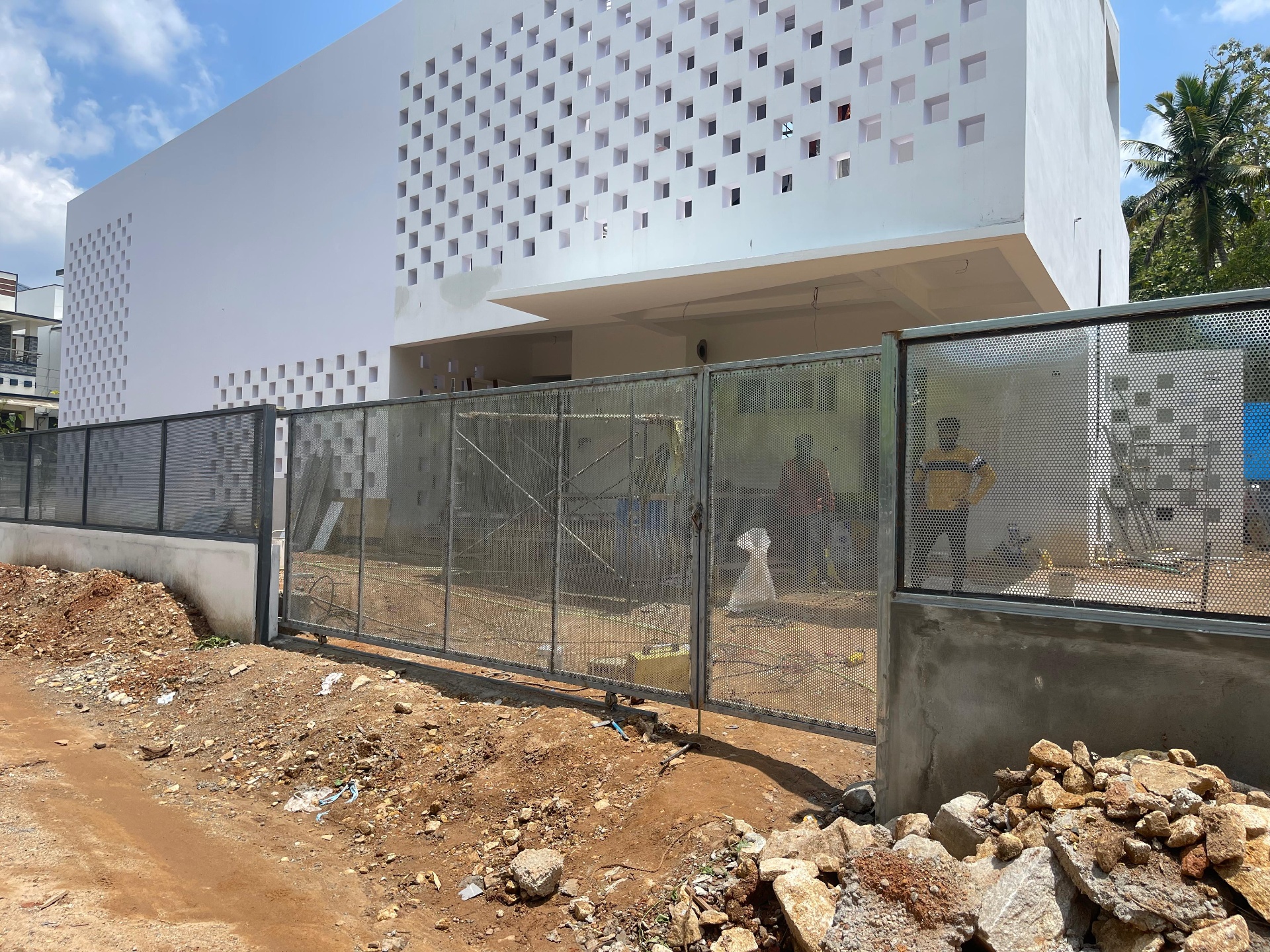 Perforated Facade Building — Trivandrum